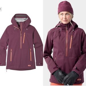 Stio Women's Environ XT Anorak Ski Snowboard Shell Jacket size M NWT $469